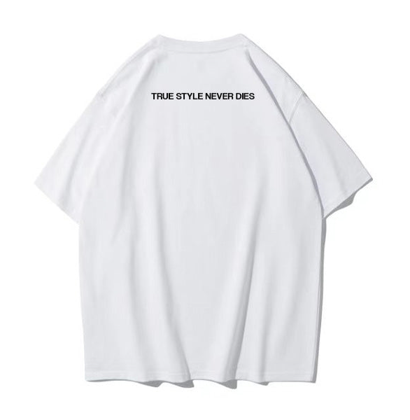 Darkness Signature Oversized Tee | White