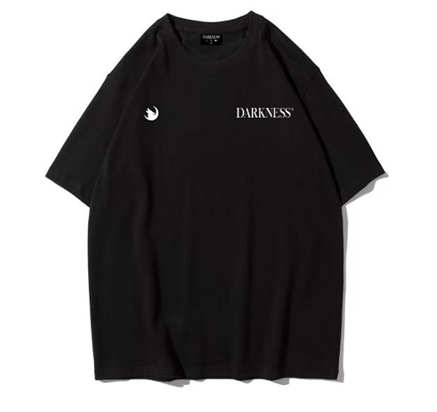 Darkness Signature Oversized Tee | Black