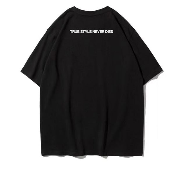Darkness Signature Oversized Tee | Black