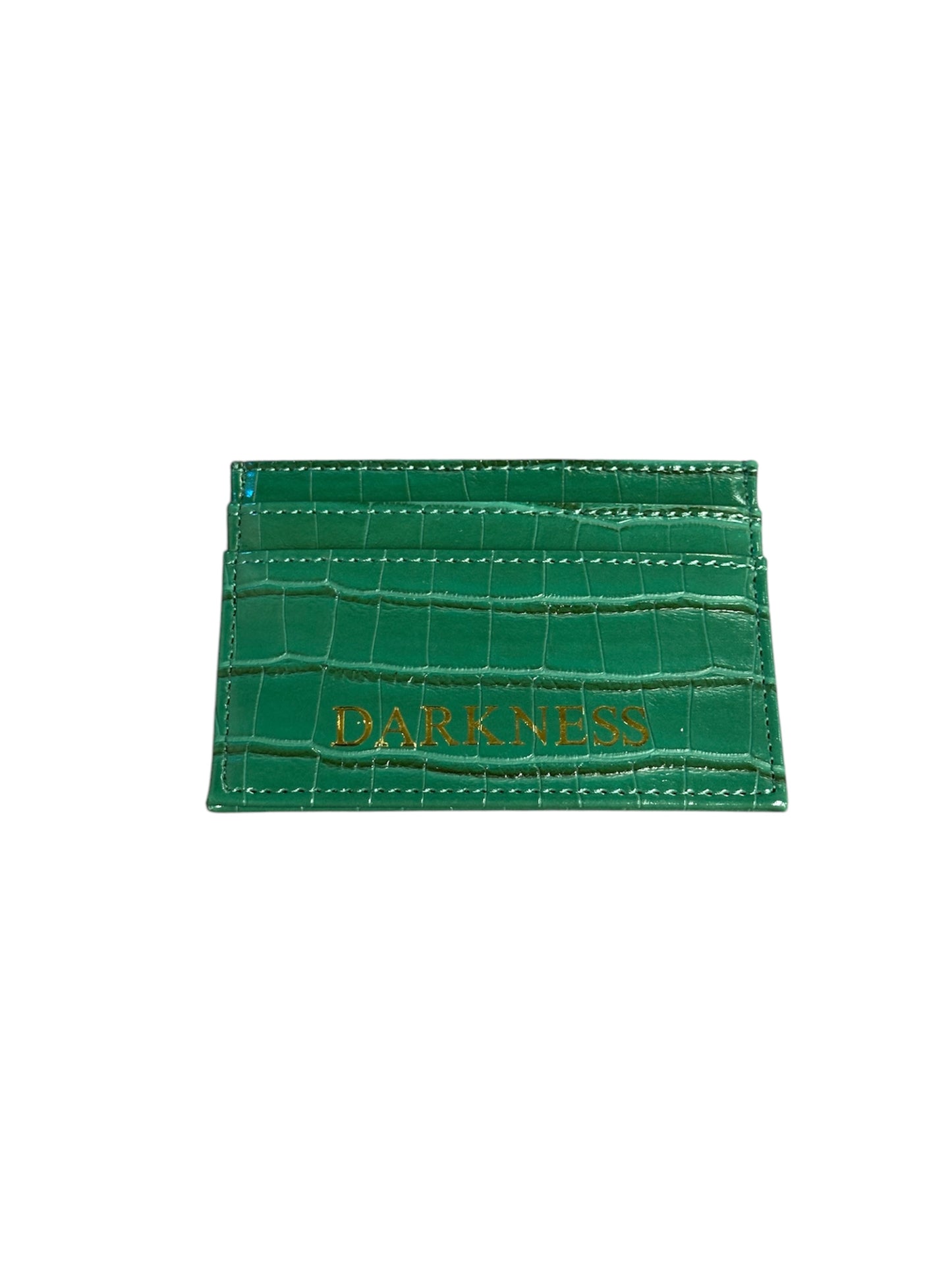 Darkness Card Holder | Green (Croc-Pattern)