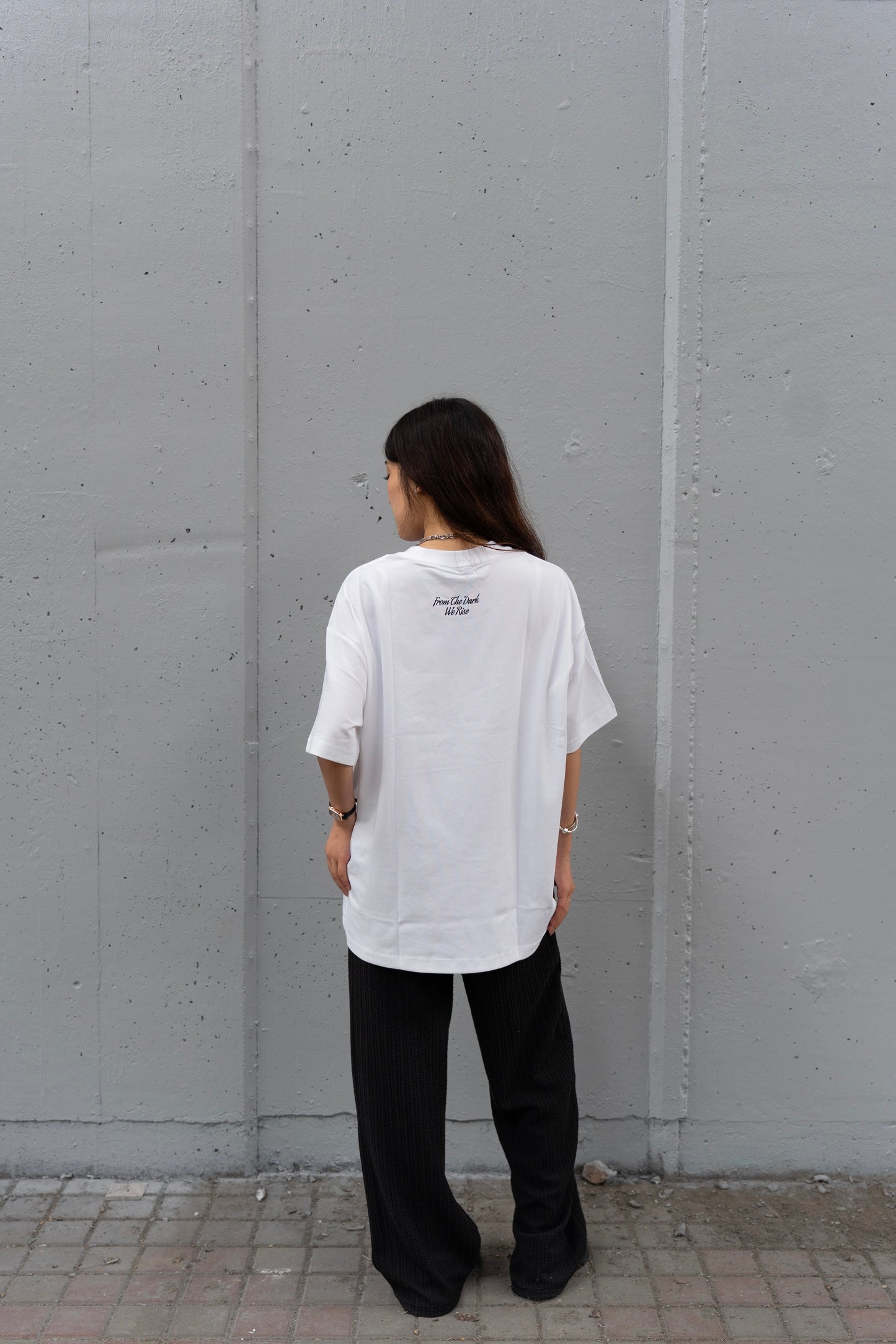 Rise Oversized Tee | White