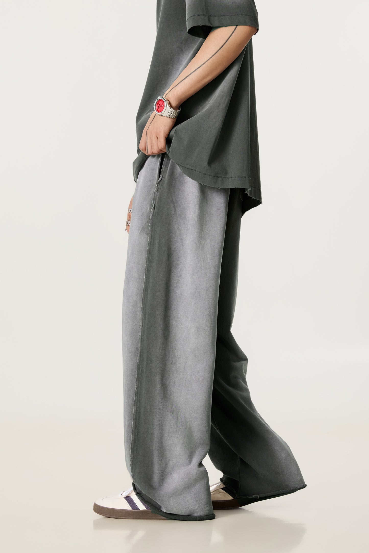 Neutral State Retro Baggy Pants | Dark Grey