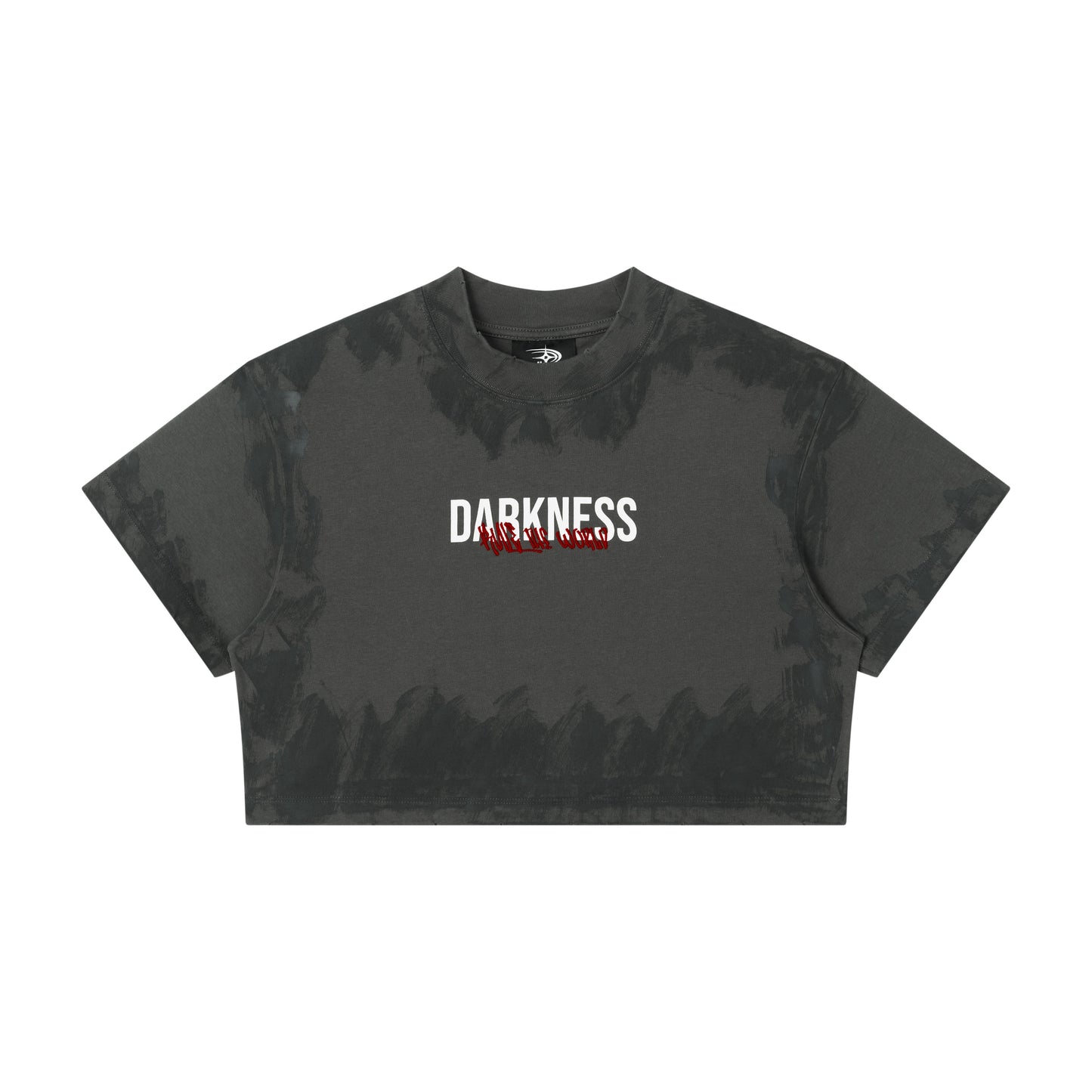 RTW Mud-Dyed Crop Top | Charcoal Grey