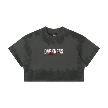 RTW Mud-Dyed Crop Top | Charcoal Grey