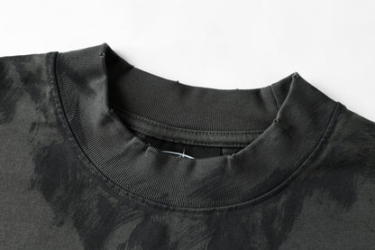 RTW Mud-Dyed Crop Top | Charcoal Grey