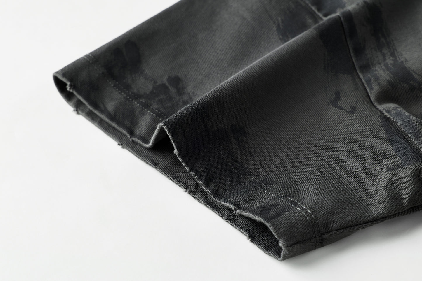 RTW Mud-Dyed Crop Top | Charcoal Grey
