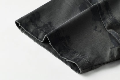 RTW Mud-Dyed Crop Top | Charcoal Grey