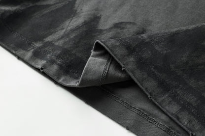 RTW Mud-Dyed Crop Top | Charcoal Grey