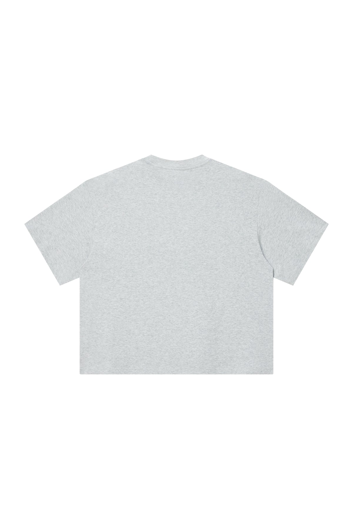 Distressed Boxy Tee | Grey