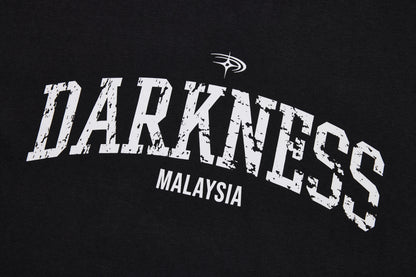 Distressed Boxy Tee | Black
