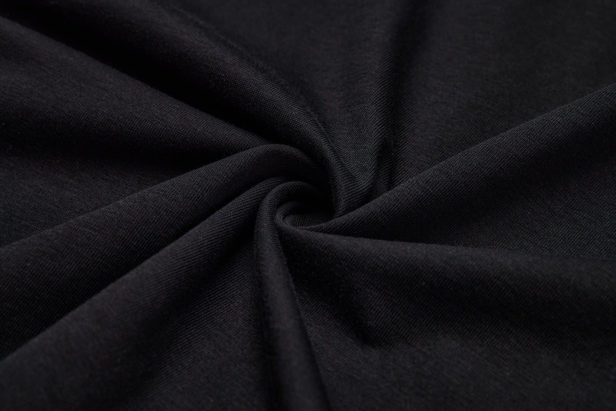 Distressed Boxy Tee | Black