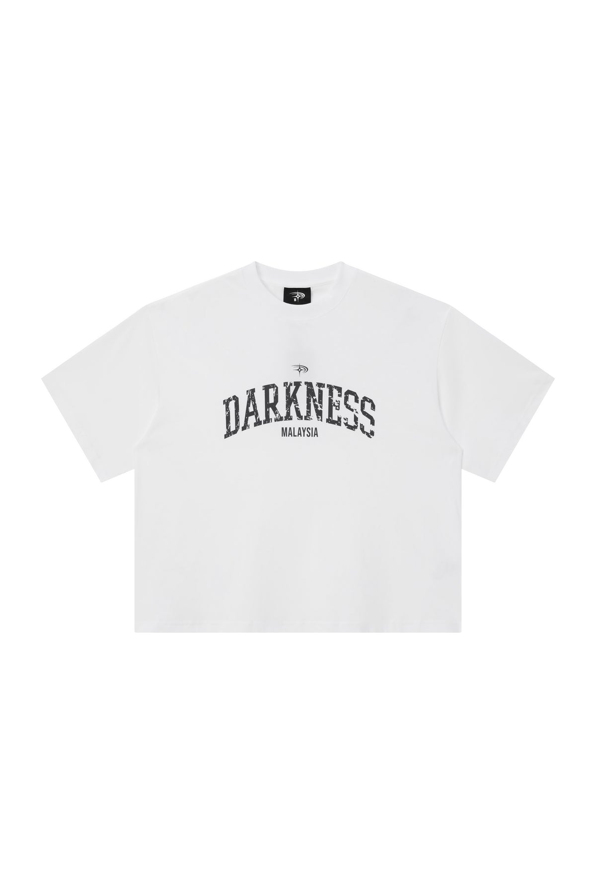 Distressed Boxy Tee | Cream