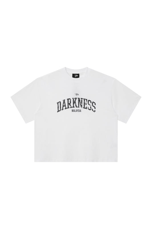 Distressed Boxy Tee | Cream