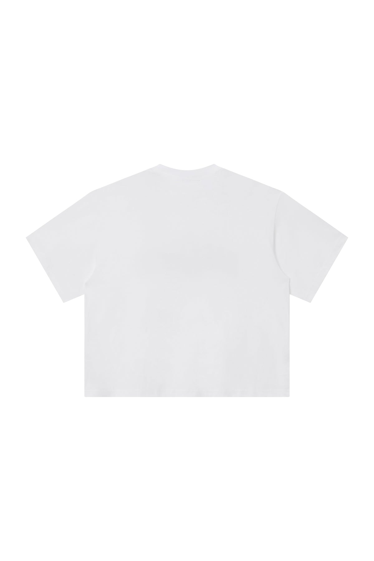 Distressed Boxy Tee | Cream
