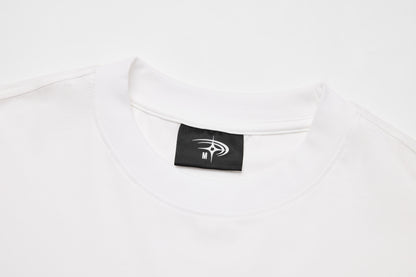 Distressed Boxy Tee | Cream