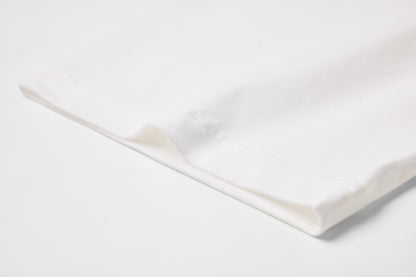 Distressed Boxy Tee | Cream