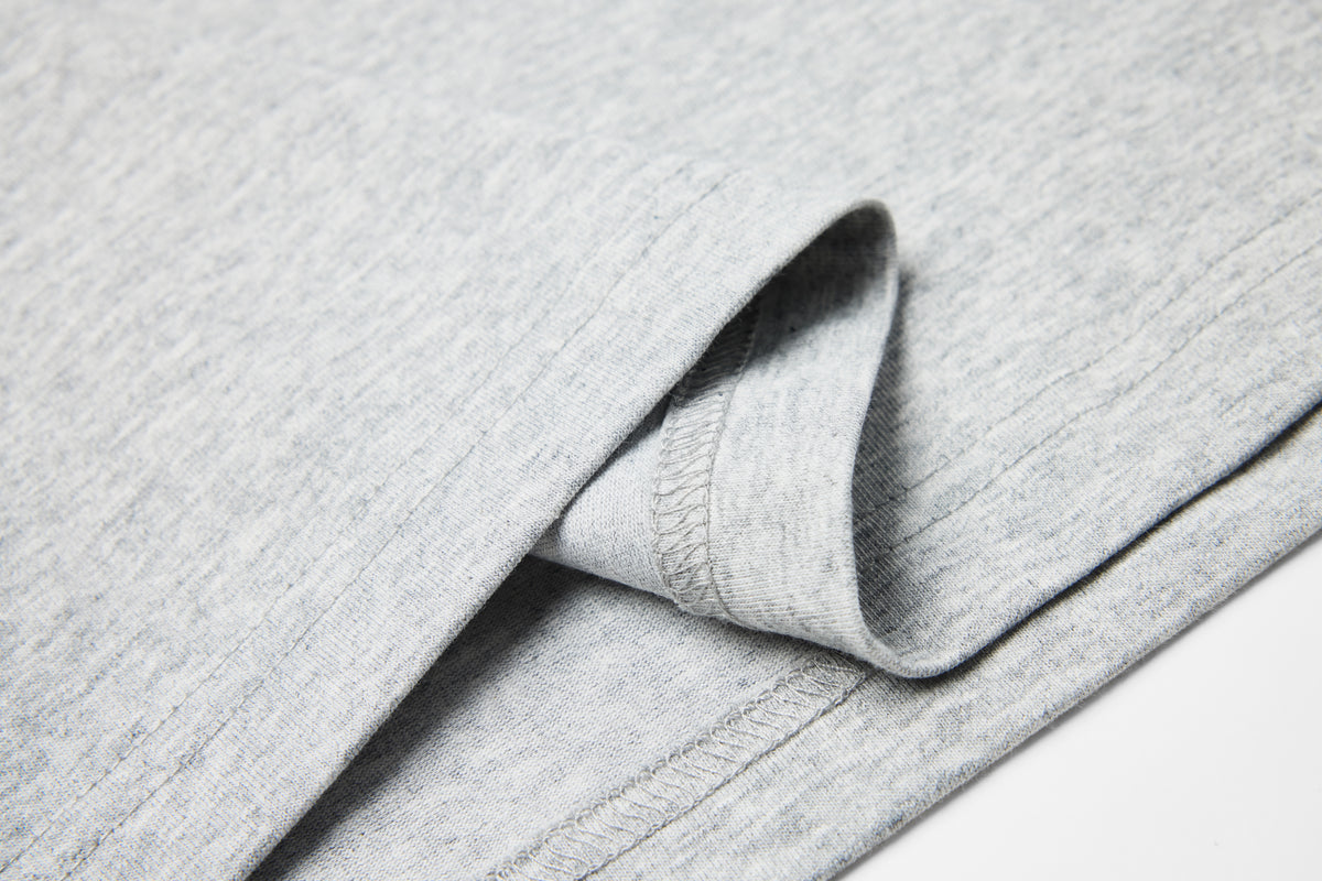 Distressed Boxy Tee | Grey