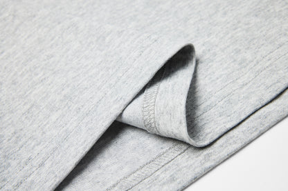 Distressed Boxy Tee | Grey