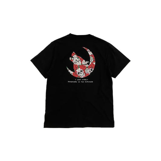 Darkness Roses Skulls Tee