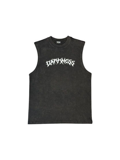 Urban Washed Tank Top | Black