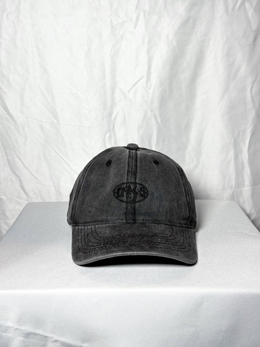 DKS Embroidered Cap | Washed Black