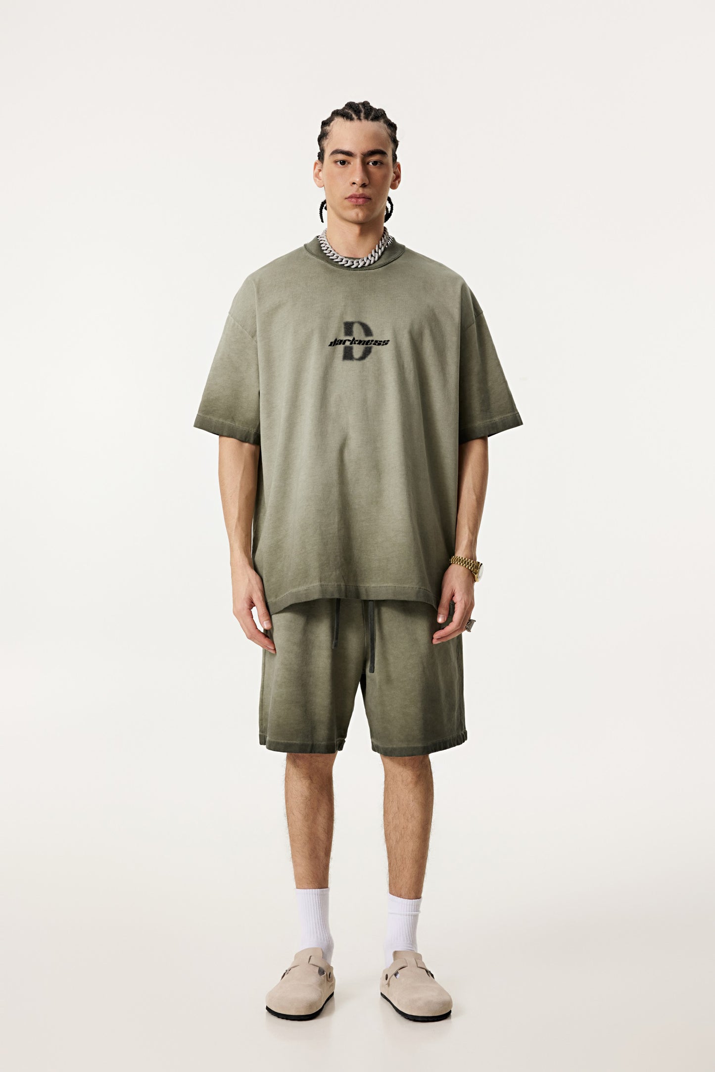 Neutral State Tee | Washed Army Green