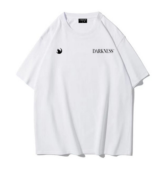 Darkness Signature Oversized Tee | White