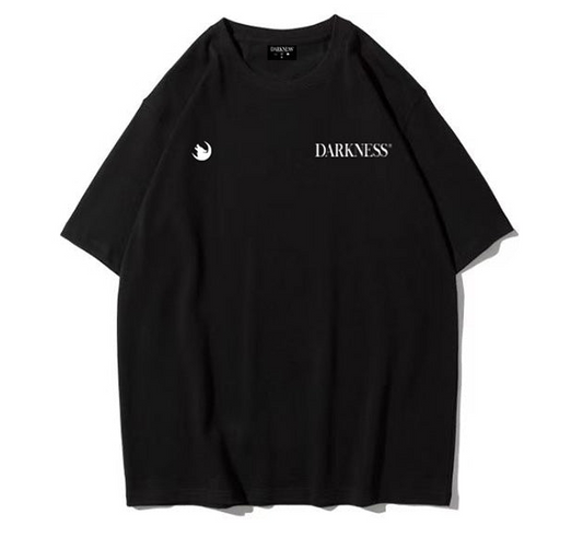 Darkness Signature Oversized Tee | Black