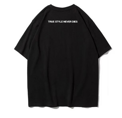 Darkness Signature Oversized Tee | Black