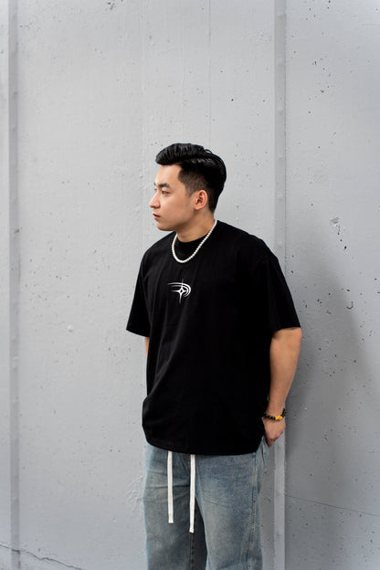 Rise Oversized Tee | Black