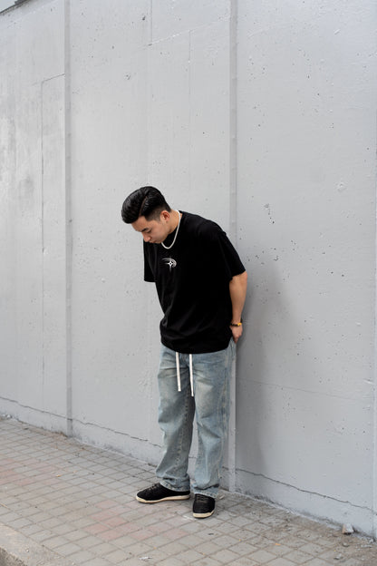 Rise Oversized Tee | Black