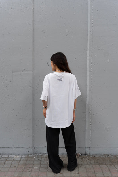 Rise Oversized Tee | White