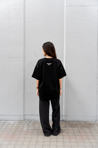 Rise Oversized Tee | Black