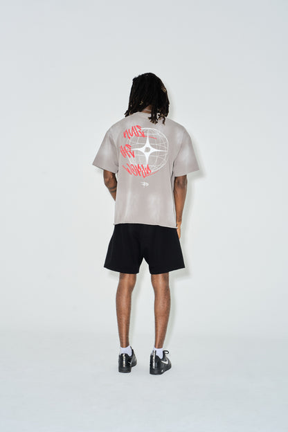 RTW Spray Washed Tee | Grey