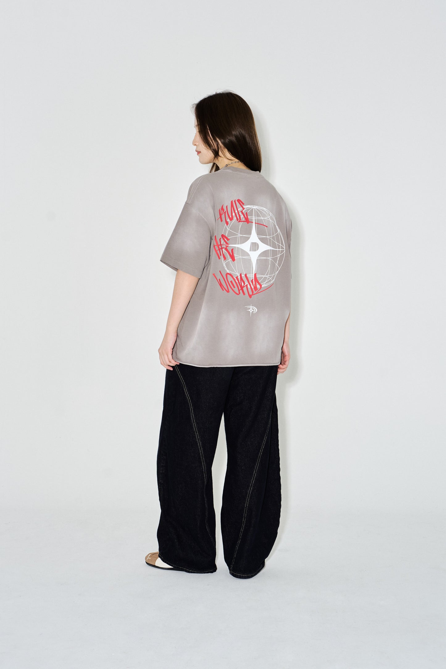 RTW Spray Washed Tee | Grey