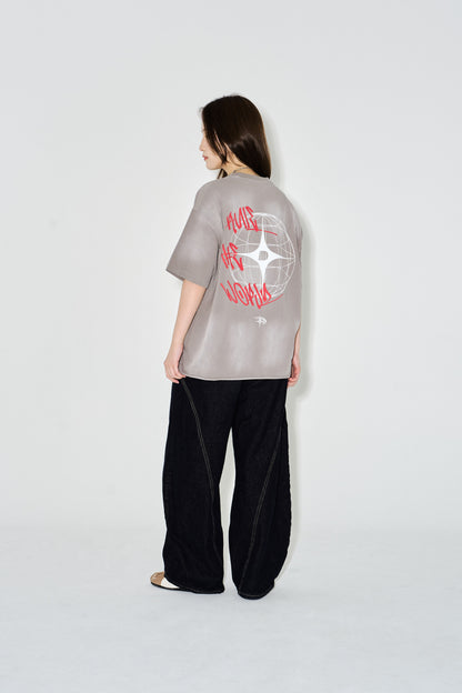 RTW Spray Washed Tee | Grey