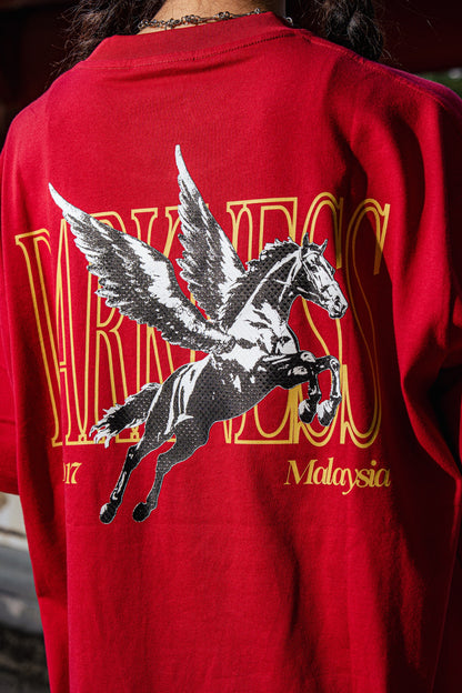 Flying Horse Tee | Red