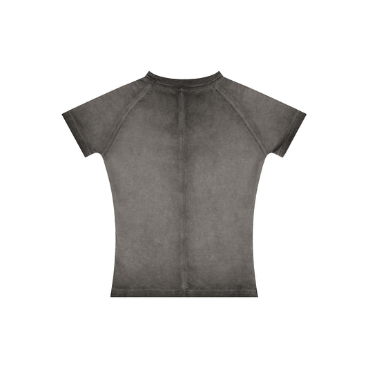 Rise Washed Panel Crop Tee