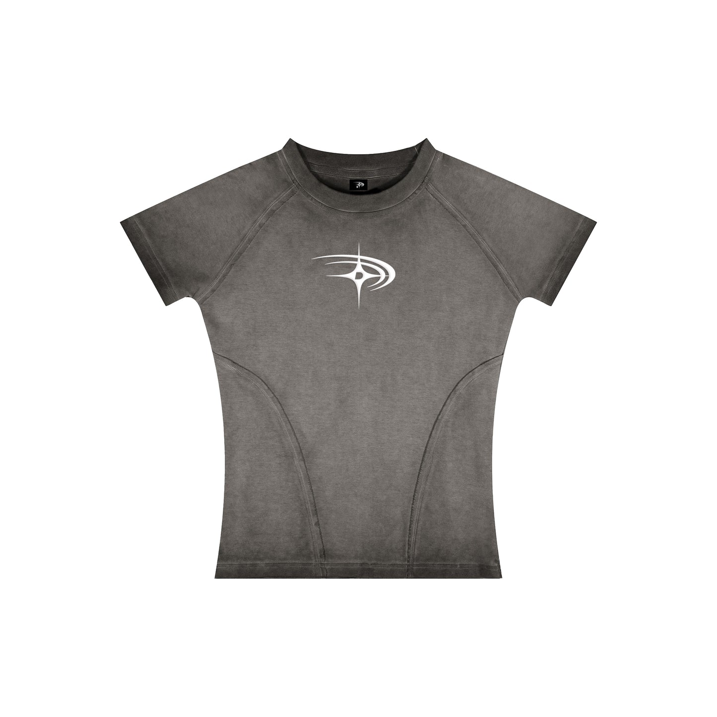 Rise Washed Panel Crop Tee