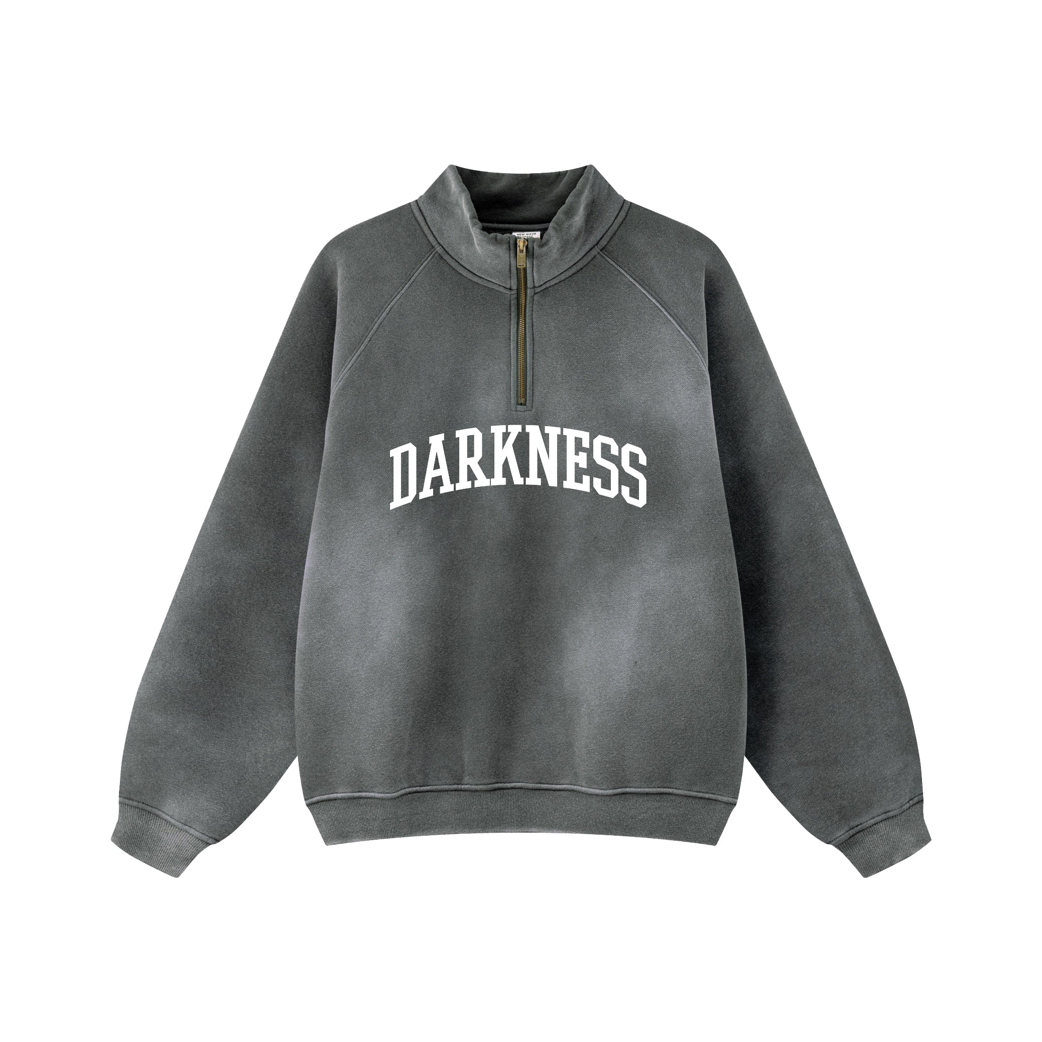 Blackout Half-Zip Sweat – Darkness Clothing